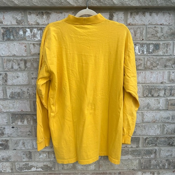 NFL Maxit Green Bay Packers Yellow Long Sleeve Tee Embroidered Logo - Picture 2 of 9